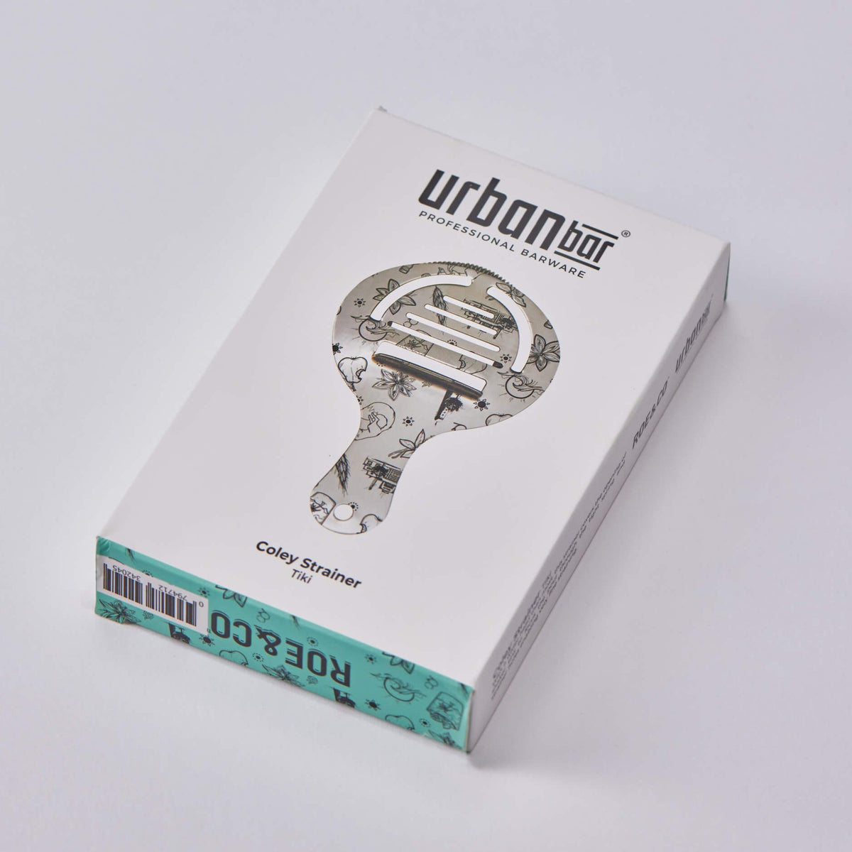 box of the Roe & co Coley Strainer for coktails