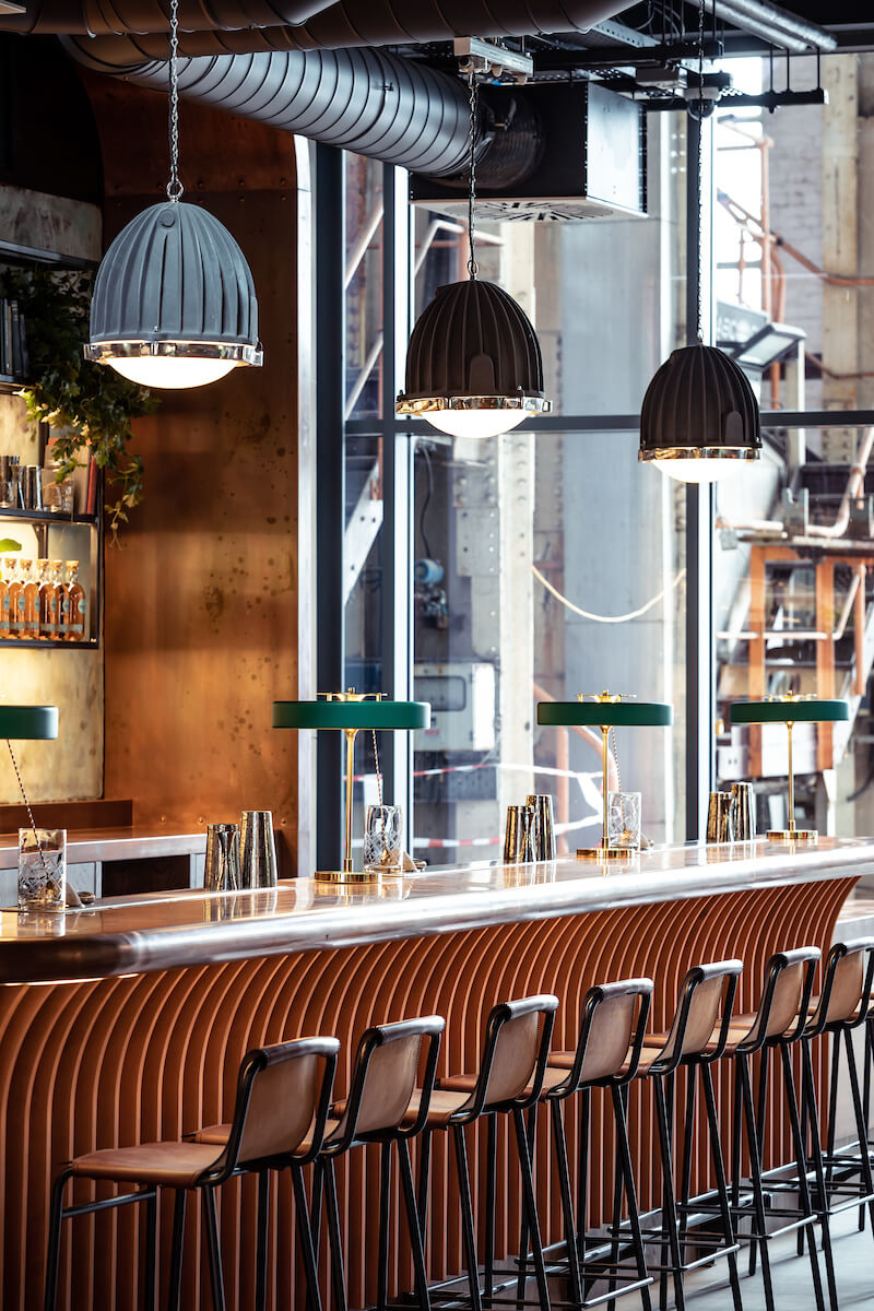 Roe & Co Irish Whiskey Distillery Cocktail Bar Interior