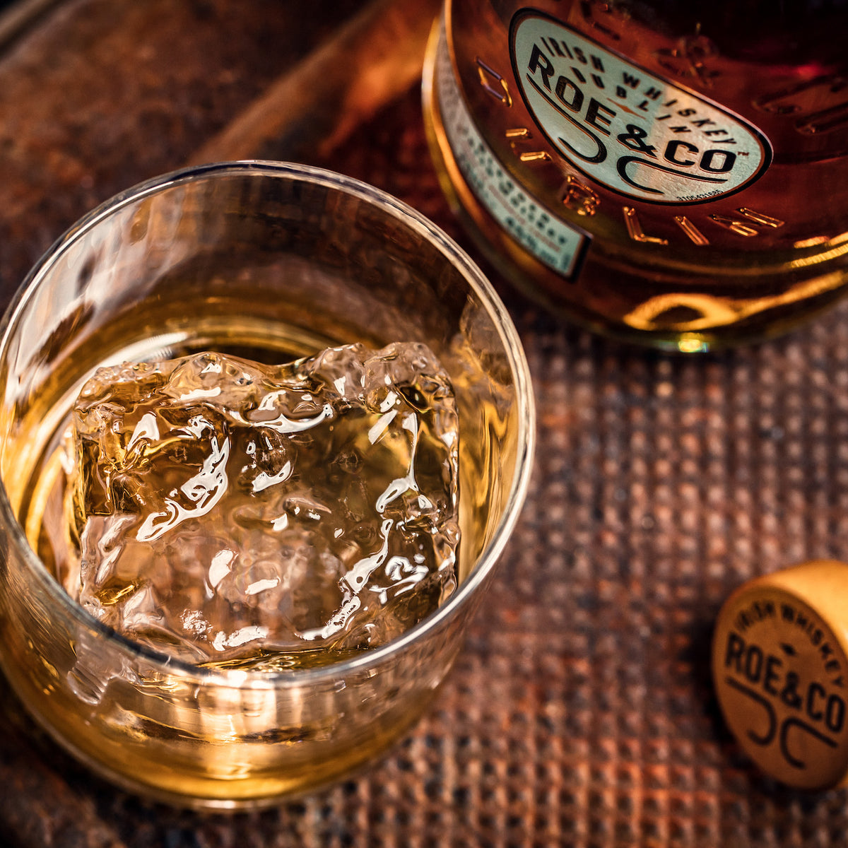 Roe & Co Irish Whiskey Old Fashioned Glass