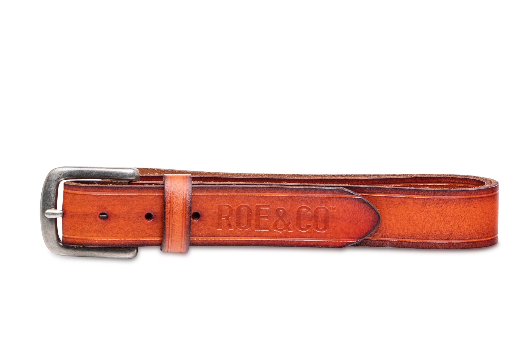 Roe & Co Irish Whiskey Leather Belt