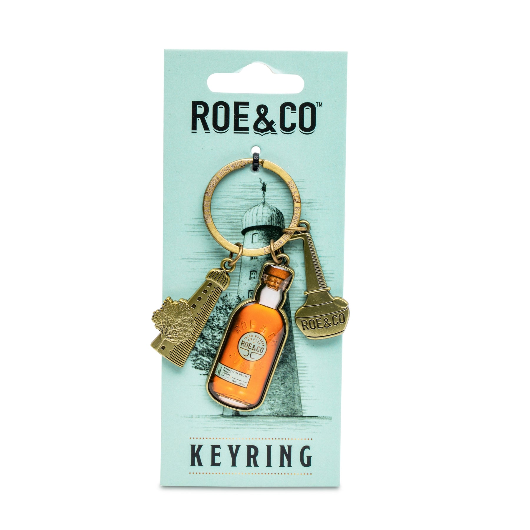 Roe & Co Whiskey Keyring
