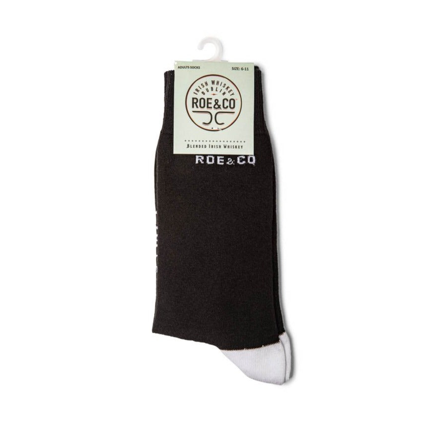 Roe & Co Black & White Whiskey Sock