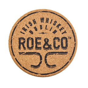 Image of Roe & Co Whiskey cork coaster 