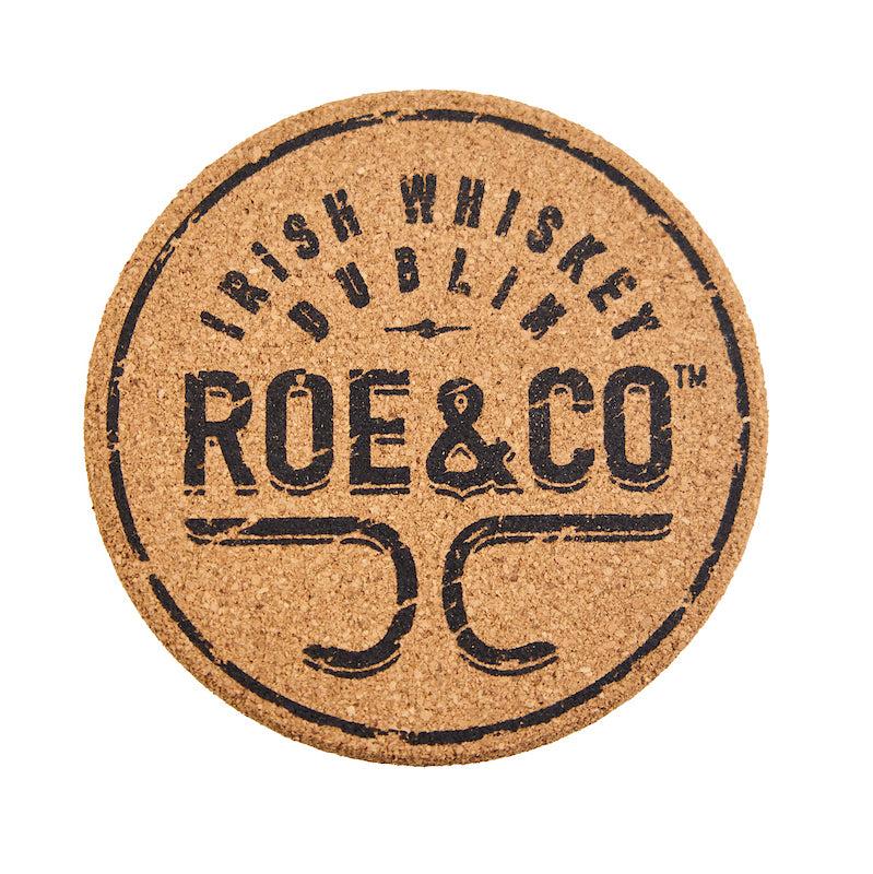 Image of Roe & Co Whiskey cork coaster 