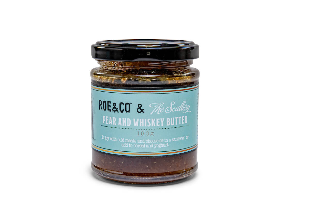 Roe & Co Whiskey Distillery & The Scullery Pear and Whiskey Butter Sauce