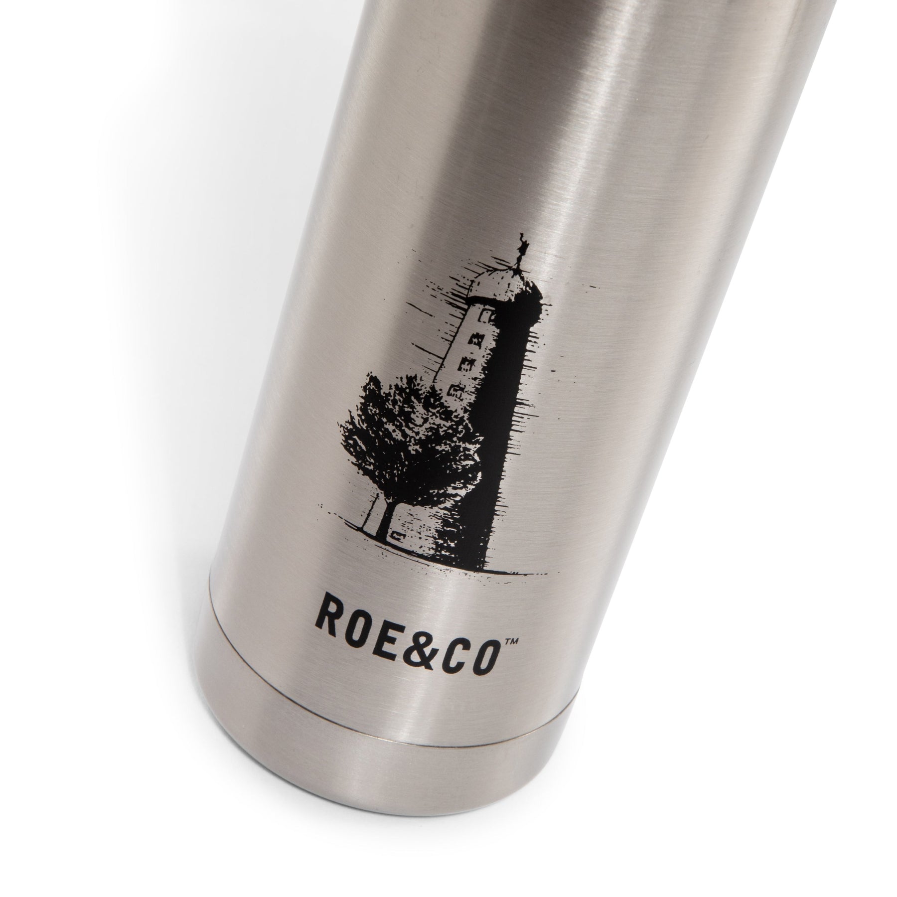 Roe & Co Whiskey Stainless Steel Water Bottle