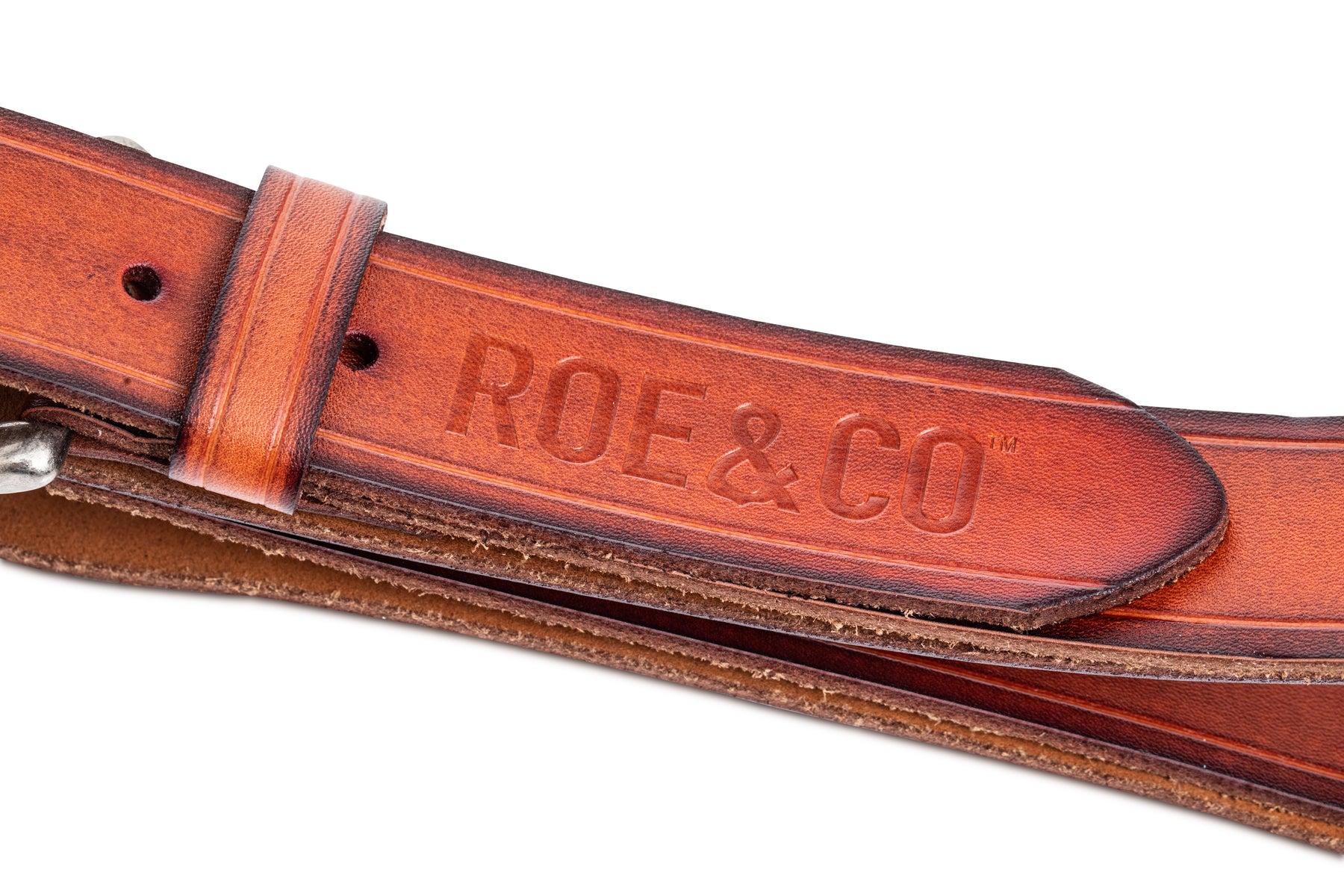 Roe & Co Irish Whiskey Leather Belt