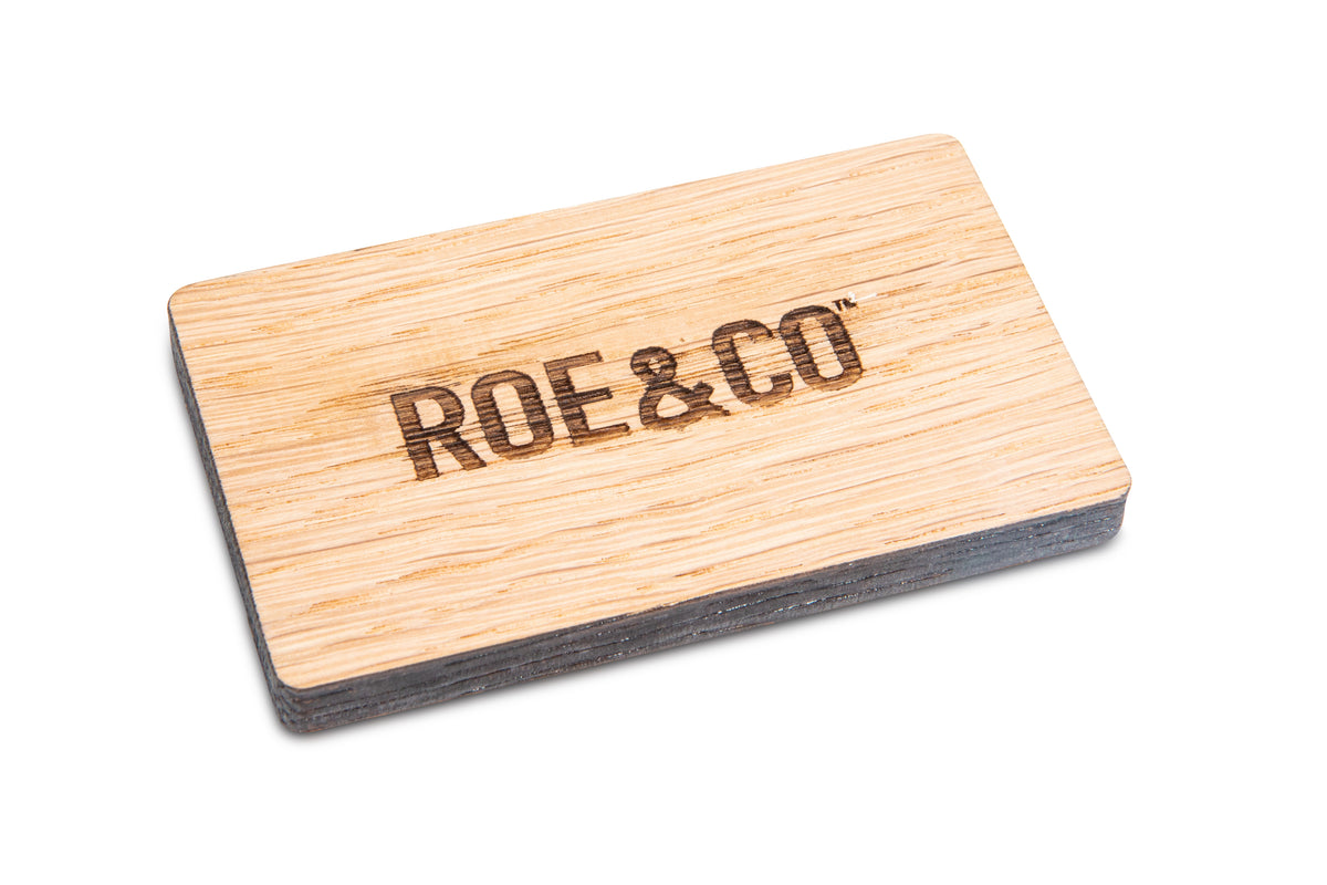 Roe & Co Whiskey Wooden Magnet